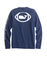 Vineyard Vines Mens Medium Long Sleeve Crew Neck Blue Football Whale poc... - €29,86 EUR
