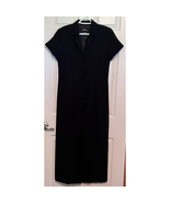 AGB Dress Byer California Women&#39;s Black Button Front Maxi Dress Size 6 5... - £25.34 GBP