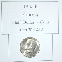 1985 P Kennedy Half Dollar, # 4230, half dollar coin, vintage coins, rar... - £11.57 GBP