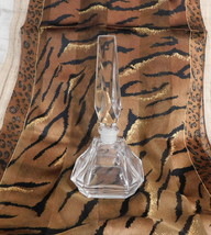 Clear Glass Perfume Bottle with Tapered Stopper # 21085 - £17.34 GBP