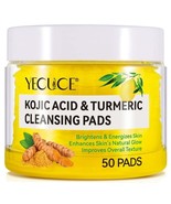 Yecuce Kojic Acid &amp; Turmeric Cleansing Pads 50 Pads - $205.05 MXN