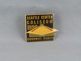 Vintage Sporting Event Pin - Goodwill Games Seattle Coliseum - Inlaid Pin - $283.44 MXN