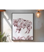 Buffalo Wall Decor Nature Home Decor Native Art Botanical Animal Design ... - $8.88 CAD
