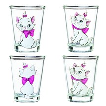 Silver Buffalo Minnie Mouse Classic Poses 4-Pack Mini Glass Set, 1.5 Ounces - £12.24 GBP