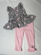 Baby girl Calvin Klein sleeveless Shirt and Pants-sz 12 months - £9.75 GBP