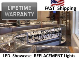 Showcase &amp; Display Case LED Lighting --- SUPER Efficient --- 16ft total ... - £52.27 GBP