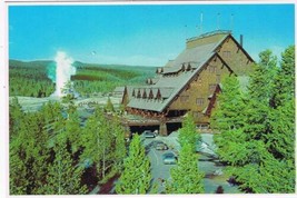 Postcard Old Faithful Inn Yellowstone National Park - £1.73 GBP