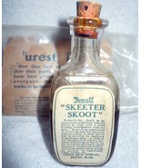 Vintage Rexall Skeeter Skoot Bottle With Cork Stopper With Product - $24.99