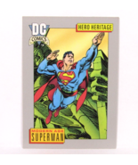 1992 DC Comics Series 1 Cosmic Cards Hero Heritage Modern Day Superman #18 - £7.83 GBP