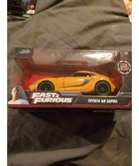 Jada Toyota GR Supra 1/32 Scale Fast &amp; Furious: F9 The Fast Saga 2020 - $153.78 MXN