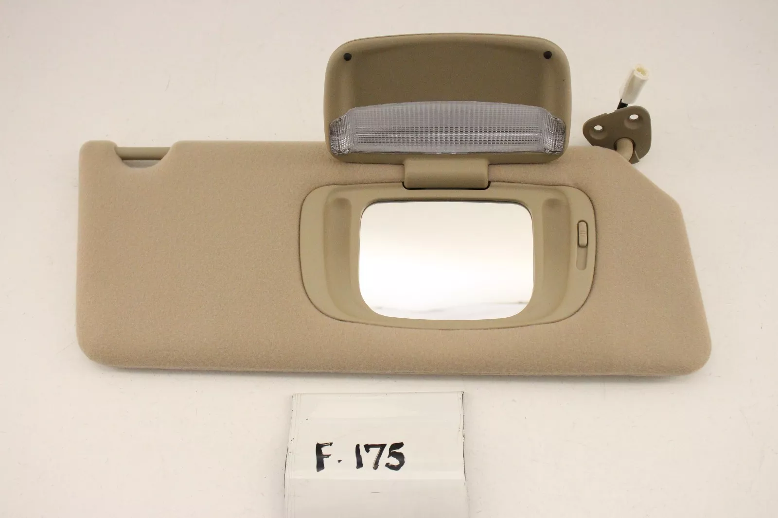 New OEM Genuine Toyota Sun Visor RH Tan Lighted nice 2002-2006 Camry 743... - £37.00 GBP