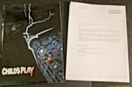 CHRIS SARANDON: 1ST CHUCKY (CHILDS PLAY) ORIG,1988 MOVIE PRESSKIT - $7,321.08 MXN