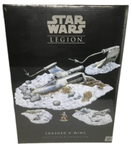 Star Wars Legion Crashed X-Wing Battlefield Expansion FFG Rebel Pilot Mo... - $73.26