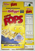 1997 Empty Kellogg&#39;s Corn Pops Wacky World Wonders 18.8OZ Cereal Box  U1... - $18.99