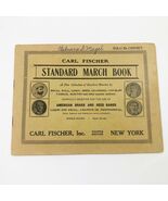 Carl Fischer Standard March Book Solo Bb Cornet 1930&#39;s Vintage Rare - $288.06 MXN