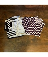 Lot Of 3 LulaRoe Women&#39;s Tops 3XL - Striped Chevron Turtle Patterns - $20.78