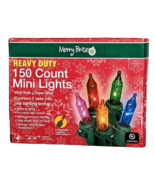 Merry Brite Multi-Color Mini Lights 150 COUNT Heavy Duty String Lights 3... - £12.39 GBP