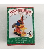 Hallmark Merry Miniatures Mickey Express Train #5 Goofy&#39;s Caboose Vintag... - €16,45 EUR