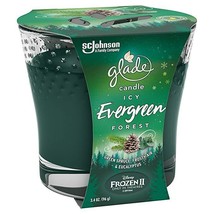 6 Glade Icy Evergreen Forest Limited Winter Spruce Pine Scented Oil Candles - £18.60 GBP