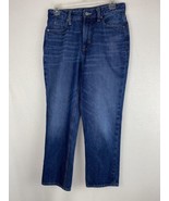 Old Navy Women&#39;s Size 2 Blue Denim Midrise Straight Leg Jeans - £15.81 GBP