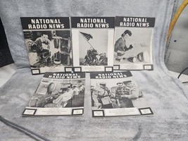 Vintage National Radio News 1945, 46, 47 Pamphlet Magazine Lot of 5 IwoJima - $17.75