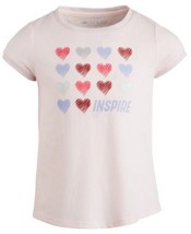 Ideology Little Girls Hearts-Print T-Shirt, Size 5 - £8.88 GBP