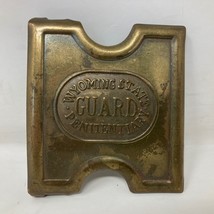 VTG Wyoming State Penitentiary Guard Brass Belt Buckle Anson Mills Worce... - $98.99