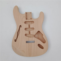  Single F Hole Electric Guitar Alder Body,3S Route For ST Style Guitar S... - £121.18 GBP