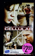 Cellular VHS, 2004 Jason Statham Chris Evans Kim Basinger Ex Blockbuster - £4.70 GBP