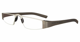 Porsche Design P8801 Eyeglasses Eye Glasses F SILVER-+3.00 Authentic New 48mm Un - $165.60