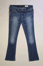 Guess Jeans Womens 27 Low Rise Skinny Bootcut Adrianna Fit Denim Blue 28x31 - $16.05