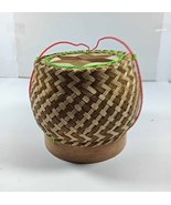 Kratip Bamboo StIcky Rice Box Thai Rice Box Handmade plant pots Storage box - $27.23