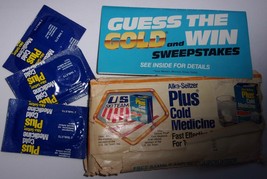 Vintage Alka Seilzer Plus Cold Medicine Olypmic US Sky Team Sweepstakes ... - $56.91 MXN