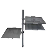 Mountain Man Steel Over Fire Grill Griddle Campfire Cooking Outdoor BBQ - $199.58