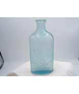 PA2 - 1900&#39;s Phillips Milk of Magnesia Sapphire Blue 6 7/8 &quot; Medicine Bo... - $10.00