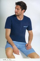 Pyjama Serafino Pour Homme À Manches Courtes En Coton You 365 Linclalor ... - $29.20+