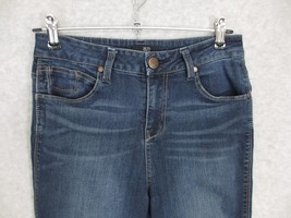 1822 Denim Women&#39;s Jeans Skinny Dark Wash Mid Rise Size 4 - $16.81