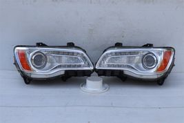 11-14 Chrysler 300C Halogen Projector Headlight Lamp Set L&R POLISHED image 8