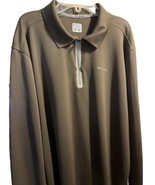 Columbia Omni Dry Men’s L Brown Long Sleeve 1/4 Zip Polyester Activewear... - $20.31 CAD