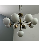 Mid Century Modern 9 Light Globe Sputnik Chandelier Ceiling Light Fixtur... - £526.44 GBP