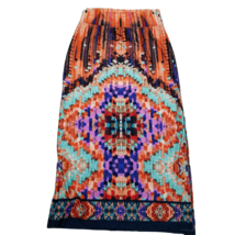 AB Studio Pull On Classy Long Maxi Skirt ~ Sz L ~ Pink, Purple, Blue, Black  - £16.34 GBP