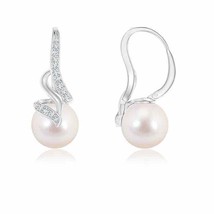 Authenticity Guarantee

ANGARA Japanese Akoya Pearl Swirl Leverback Earrings ... - £1,480.82 GBP