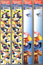 Disney Border Block Stickers 4 Pack Lot 2 Donald Duck &amp; 2 Winnie The Pooh - $5.50