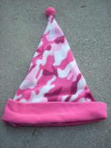 santa hat pink camo nwot - $3.99