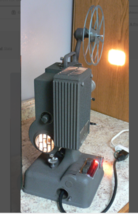 Kodak Kodascope Sixteen-20 Film Projector Silent 16mm w/Reel, Case &amp; Fil... - $293.99
