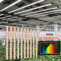 PHLIZON 800W 2880 LED Plant growing light full spectrum LED Grow Light V... - £345.78 GBP