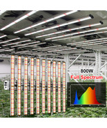 PHLIZON 800W 2880 LED Plant growing light full spectrum LED Grow Light V... - £330.33 GBP