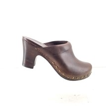 Dansko Women Rae Brown W/Brass colored Studs Clogs Mules Shoes Size 10.5... - $38.96