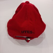 Signature Utah Utes Men's Red Hat Cap Back Strap With Buckle image 12
