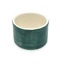 Small Succulent Planter Pot, Handmade Ceramic Green Vase Office Desk Acc... - £20.57 GBP